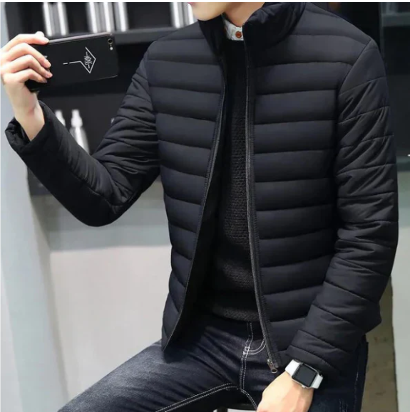 Chaqueta Clasica Aolchada Para Hombre - ThermoEdge