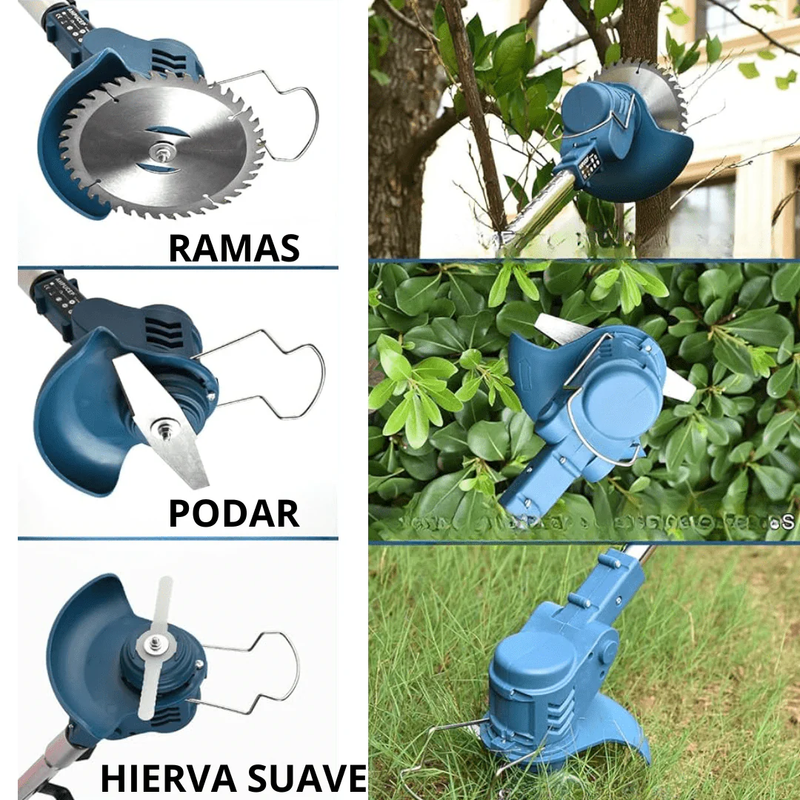 Maximiza tu Potencia con la Cortadora de Cesped Ajustable de 800W - PowerTrim Pro 48V